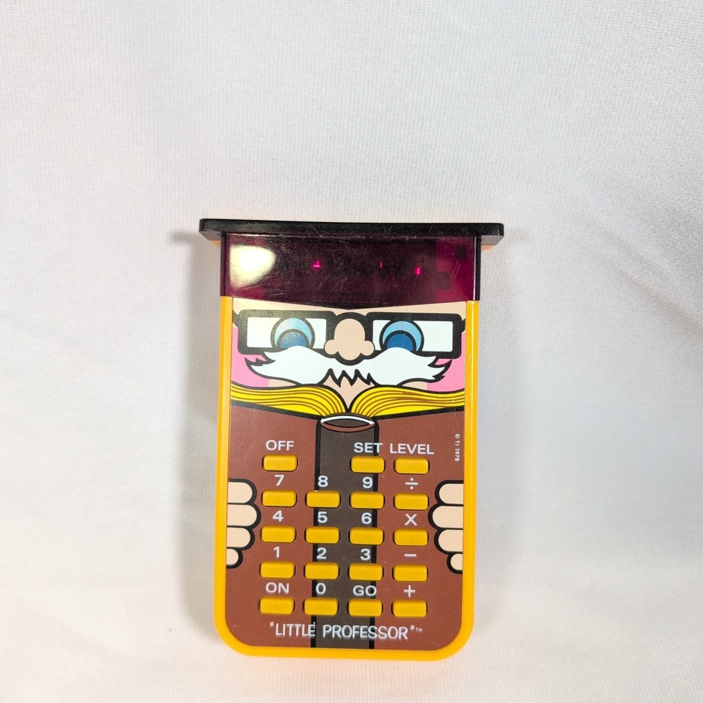 Texas Instruments Little Professor 1976 Learning Teaching Calculator Tested
